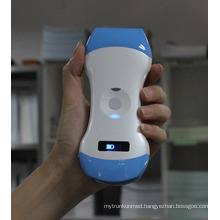 Portable 128 Elements Color Doppler Handheld Wireless Ultrasound Scanner Convex and Linear Probe